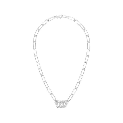 [653222]  Dinh Van - R15 Necklace with Diamonds