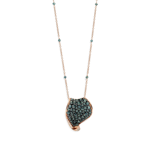 [CL2040BRGI/DB]  Giovanni Ferraris - Ninfea necklace with diamonds