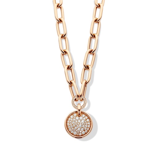 [1GA1480488/1]  Damaso - Pink Gold Necklace set with Diamonds