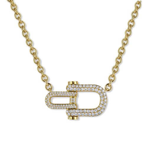 [1GA0030796/3]  Damaso - Yellow gold necklace with diamonds