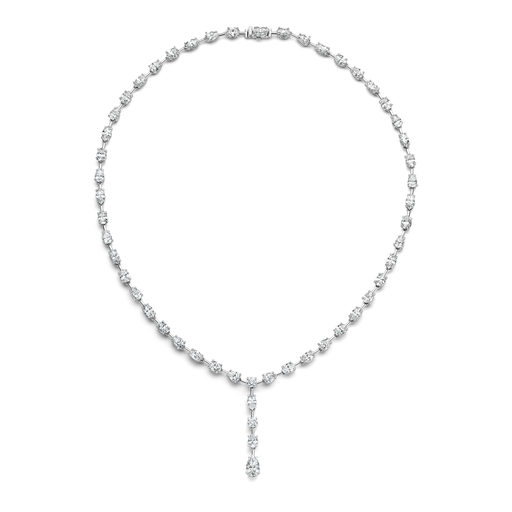 [JBS-MB-2/2184]  JBS - Multishape Diamond Necklace