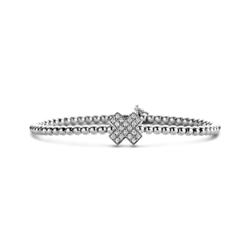 [7AW3947BR]  Bron - Reflex Bracelet in White Gold with Diamonds