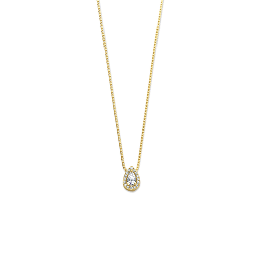 [JBS-MB-FD2/1934]  JBS - Yellow gold pendant with diamonds
