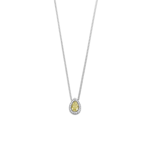 [JBS-MB-FD2/3819]  JBS - White gold pendant with diamonds