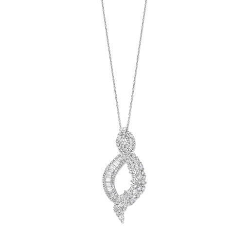 [JBS-SAD-PP42261]  JBS - Whitegold pendant with diamonds