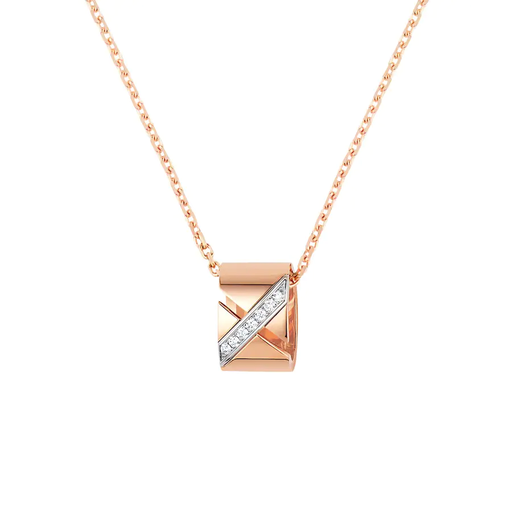 [85129]  Chaumet - Pendant Liens Evidence in Pink Gold with Diamonds
