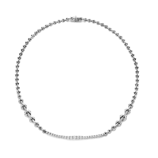 [BondFlow-N-WG-WD]  Dries Criel Jewelry - Bond Flow necklace
