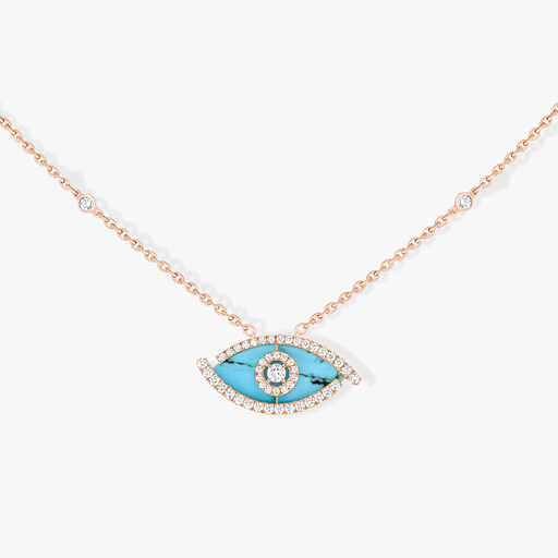 [12952]  Messika - Lucky Eye Necklace Turquoise