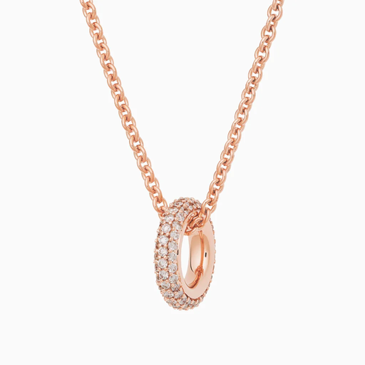 [7HR3412BR]  Bron - Lux Pendant with Diamonds