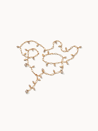 [N-M-100-p-rg]  Tamara Comolli - Long MIKADO Collier with Diamond Pavé
