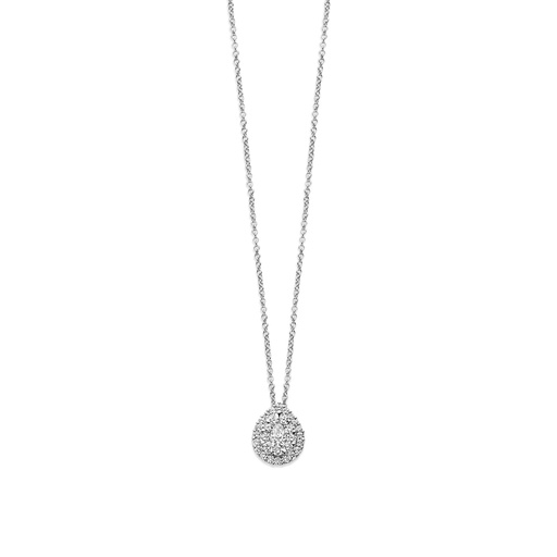 [JBS-DG-11731*S]  JBS - Whitegold pendant with diamonds