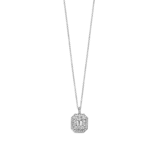 [JBS-DG-11728/1*S]  JBS - Whitegold pendant with diamonds