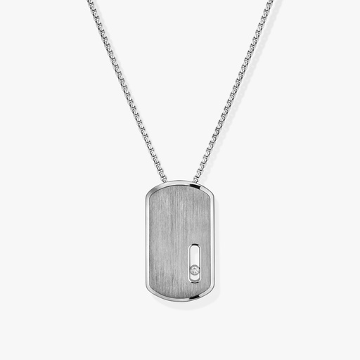 [12538]  Messika - MOVE TITANIUM NATURAL LM PENDANT NECKLACE