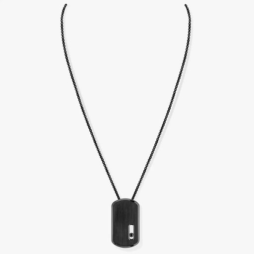 [13195]  Messika - Move Titanium Black LM Pendant Necklace
