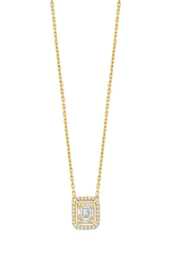 [JBS-SAD-PE7295]  JBS - Yellow gold pendant with diamonds
