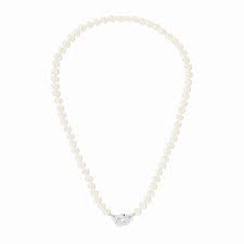 [652402]  Dinh Van - Menottes dinh van R10 pearl necklace in white gold