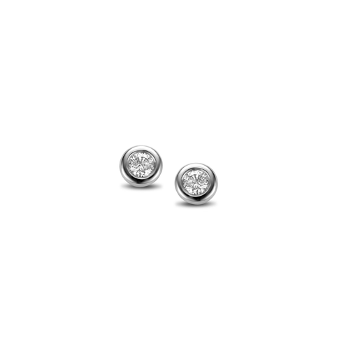 JBS - studs white gold