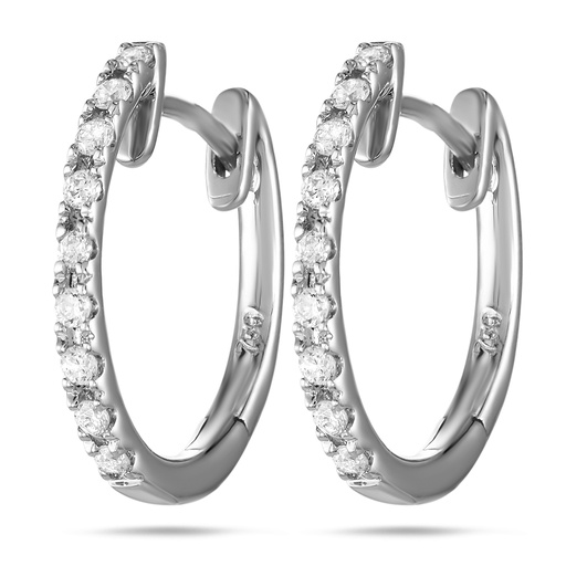  Choices - earrings white gold set diamonds