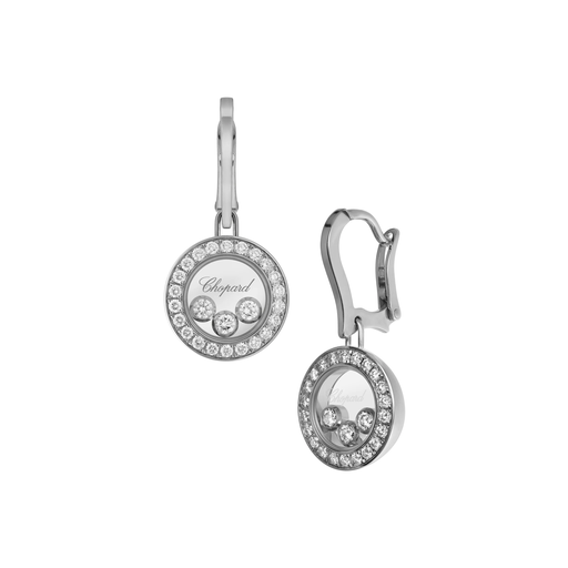 [83A018-1401]  Chopard - Happy Diamonds Icons earrings