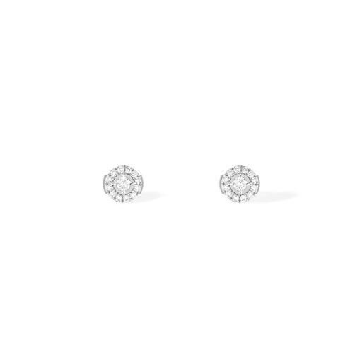 [6954]  Messika - Joy round diamonds studs PM