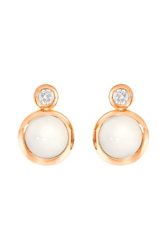 [E-BOU-MoSa-Cl-rg]  Tamara Comolli - BOUTON earrings sand Moonstone