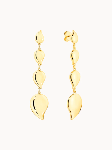 [E-Sig-Wave-4-yg]  Tamara Comolli - SIGNATURE WAVE Earrings large 18K yellow gold