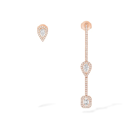 [7224]  Messika - My Twin Hook and Stud Earrings 3x010ct