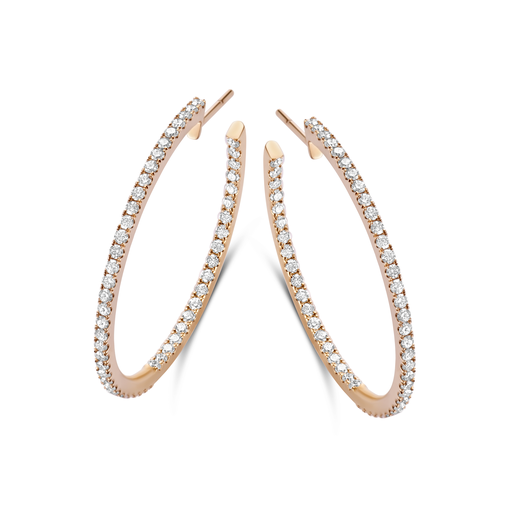 [JBS-ANTON-CREO]  JBS - Creoles with diamonds