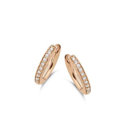 [7OR477913CBR]  Bron - Lux Earrings with Champagne Diamonds