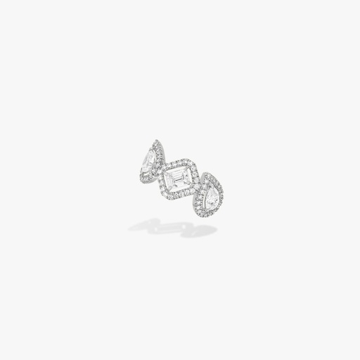 [10026]  Messika - My Twin Mono earring middle  4x 0.10 CT