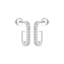 [860106]  Dinh Van - Créoles Earrings Maillon L