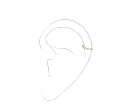 [7002]  Messika - Mono BO Cuff Gatsby