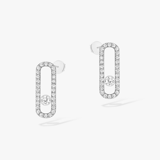 [12183]  Messika - Move Uno Pavé-Set Diamond Earrings