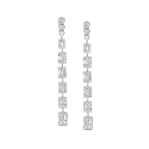 [JBS-HASBA-CV53-3]  JBS - Illusion Dangling Diamond Earrings