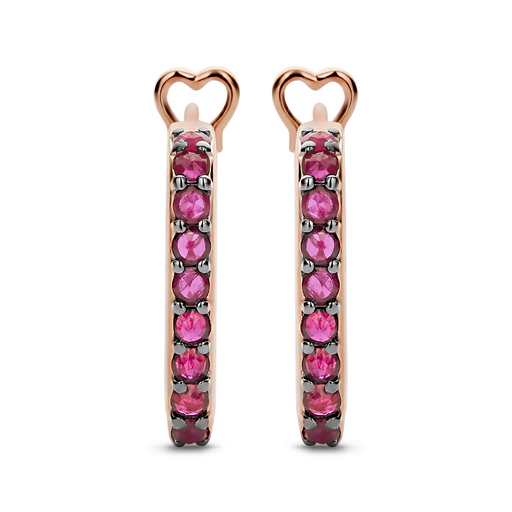 [OR2097AR/RB]  Giovanni Ferraris - Fragranze earrings with rubies