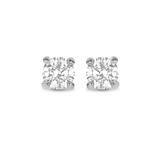 [JBS-MB-1/3962]  JBS - White gold studs with brilliant cut diamonds