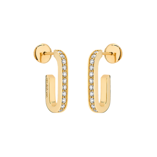 [860111]  Dinh Van - Earrings Maillon L