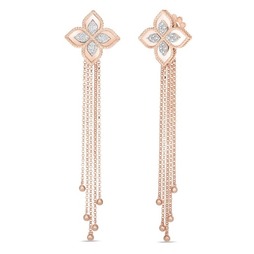 [ADR888EA1875]  Roberto Coin - Princess Flower Earrings