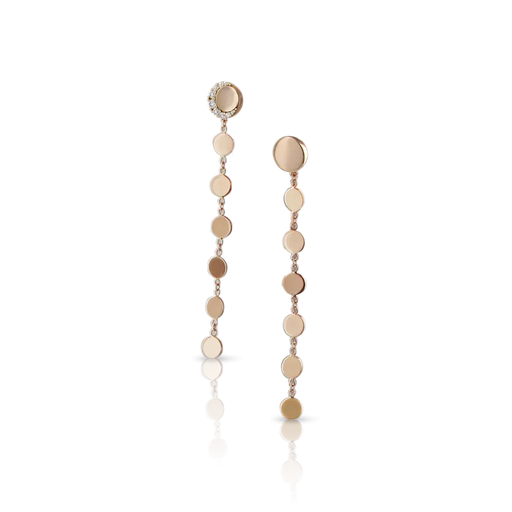 [16208R]  Pasquale Bruni - Earrings Red Gold with Diamonds