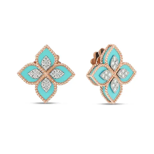 [ADV888EA1837_03]  Roberto Coin - Princess Flower earrings