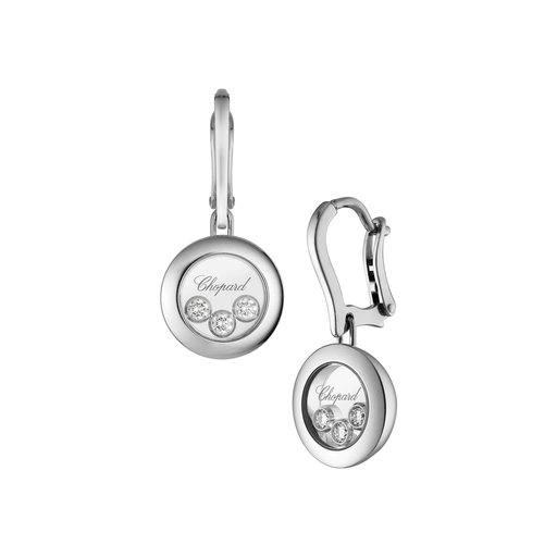 [83A018-1301]  Chopard - Happy Diamonds Icons earrings