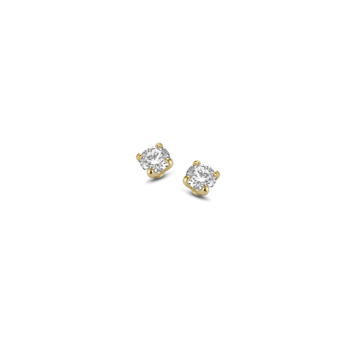 [JBS-MB-1/0144]  JBS - Yellow Gold Diamond Studs