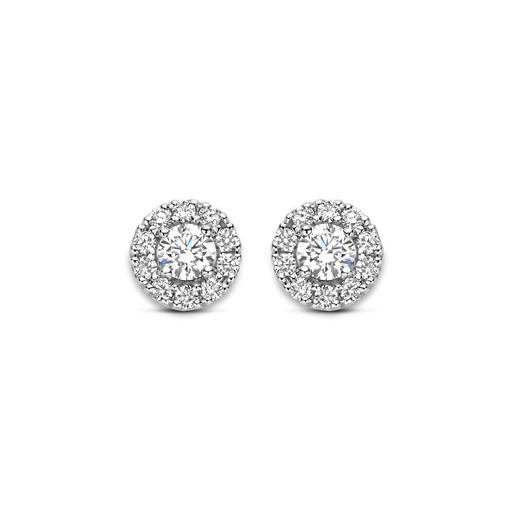 [JBS-MB-2/5415]  JBS - Whitegold stud earrings