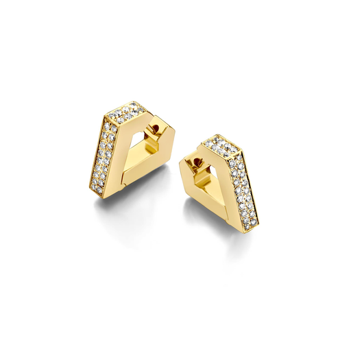 [Brute Diamanti Single-YW]  Dries Criel Jewelry - Brute Diamanti Single earrings
