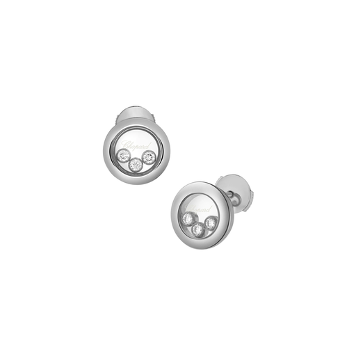 [83A018-1001]  Chopard - Happy  Diamonds Earrings