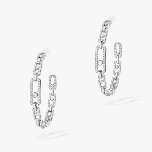 [12362]  Messika - Move Link Medium Hoop Earrings
