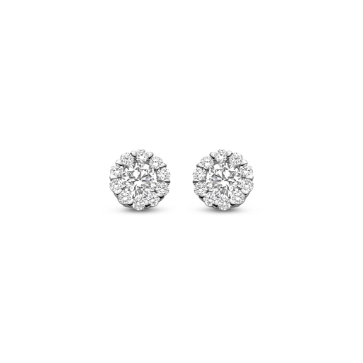 [JBS-MB-FD3/2081]  JBS - Whitegold stud earrings