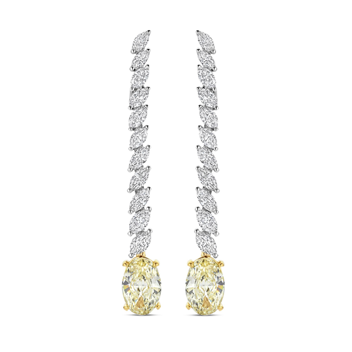 [JBS-IG-OR5930P1BGWH3YZ]  JBS - Bicolor earrings with diamonds