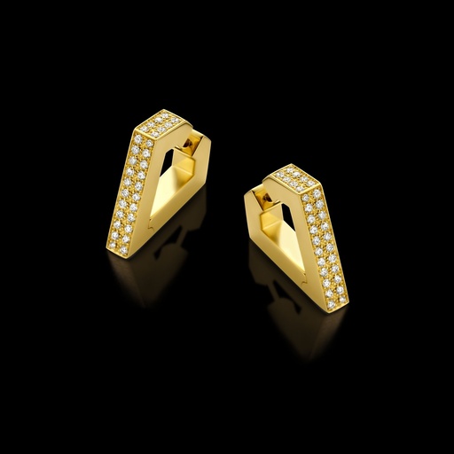 [Brute Diamanti Maxi-YW single]  Dries Criel Jewelry - Brute Diamanti Maxi earrings