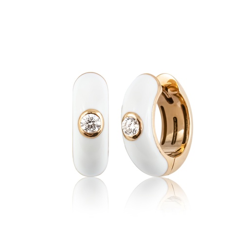 [PX4-W44]  Adolfo Courrier - Pop W Hoop Earrings